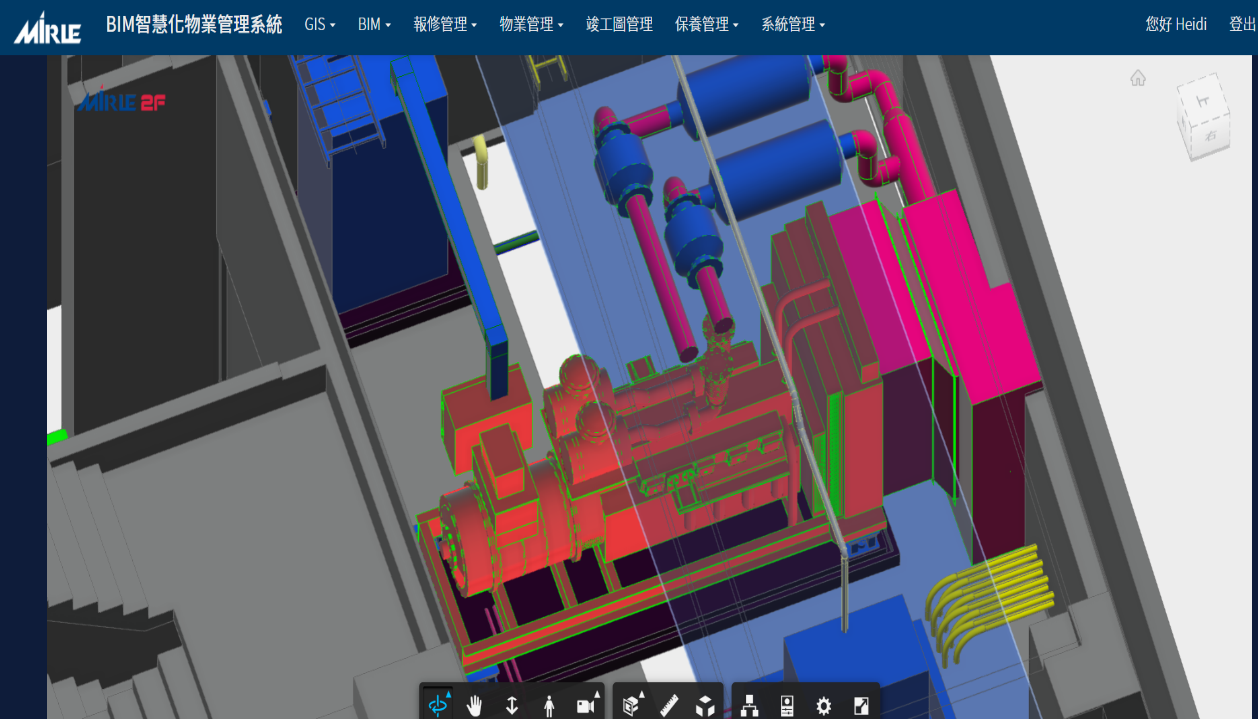 3D BIM總務管理系統1